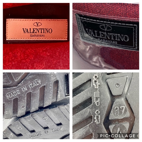 NWOT Valentino Garavani Lace Print Rubber Rain Boots RARE , 37 - Picture 13 of 14